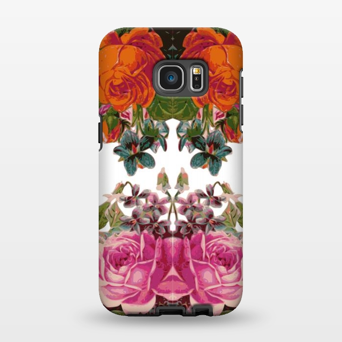 Galaxy S7 EDGE StrongFit Flora Pattern by Zala Farah