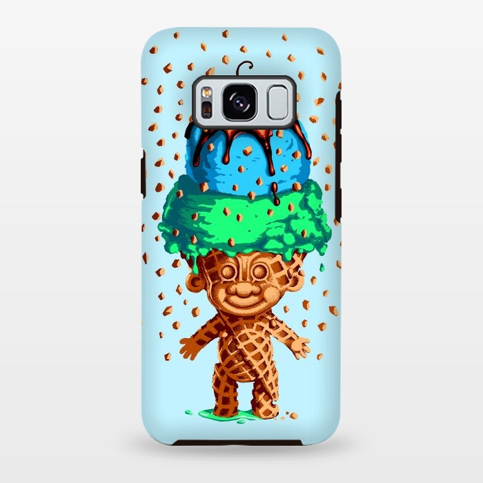 Galaxy S8 plus StrongFit Peanut Rain by Santiago Sarquis 