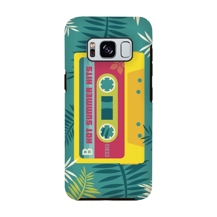 Galaxy S8 StrongFit Hot Summer Retro Tape by Dellán