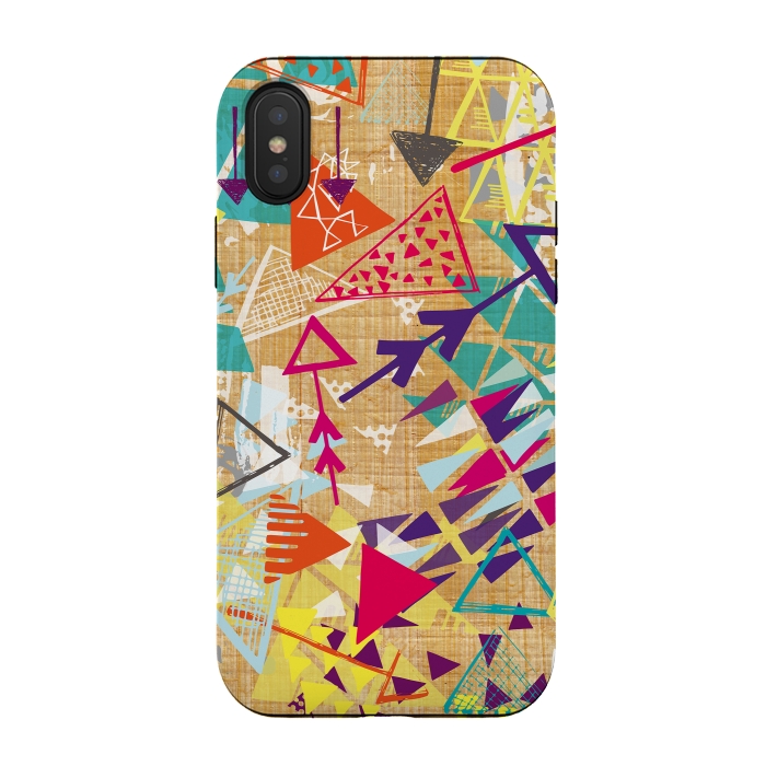 iPhone Xs / X StrongFit Tribal Arrows by Rachael Taylor