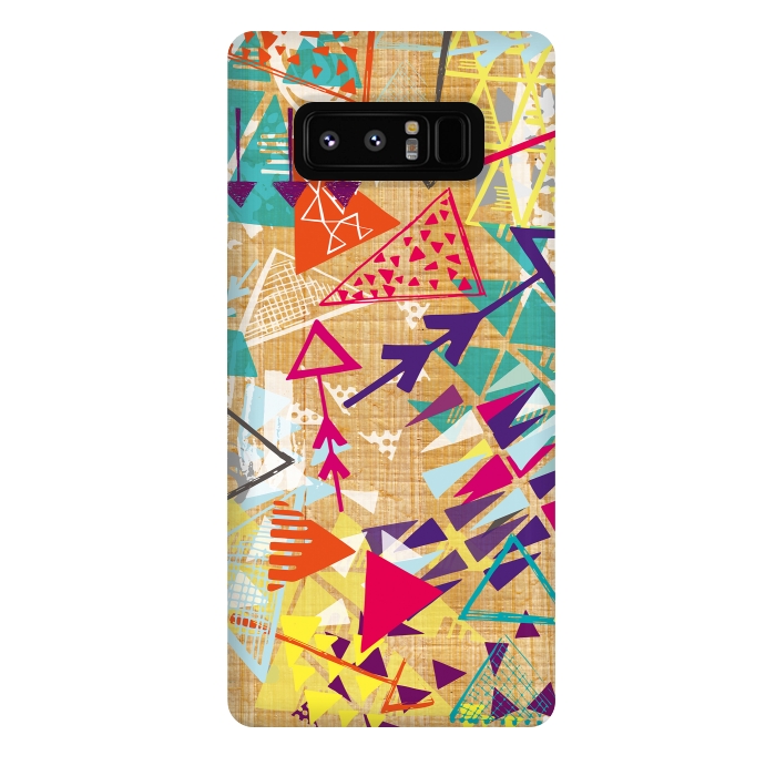 Galaxy Note 8 StrongFit Tribal Arrows by Rachael Taylor