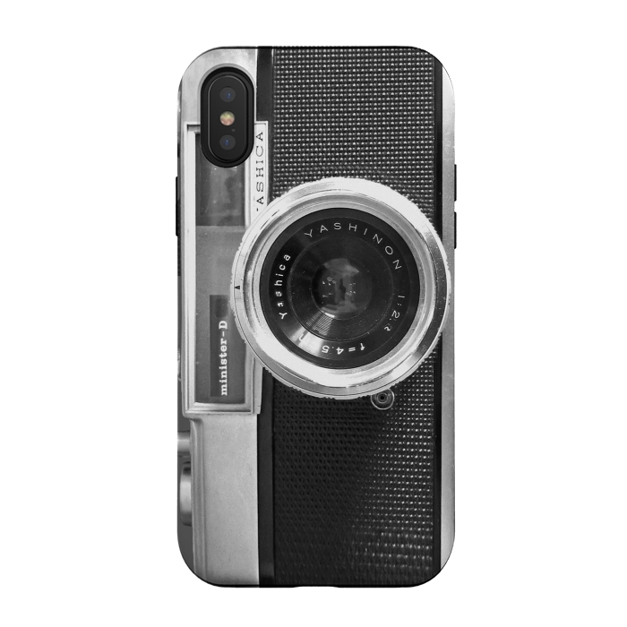 iPhone Xs / X StrongFit Oldschool Cameraphone by Nicklas Gustafsson