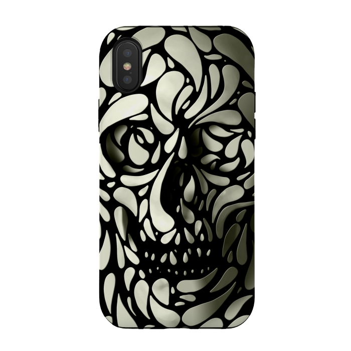 iPhone Xs / X StrongFit Skull 4 by Ali Gulec
