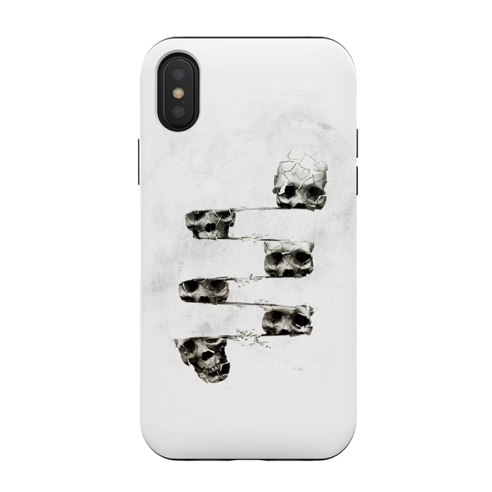 iPhone Xs / X StrongFit Skull 3 by Ali Gulec
