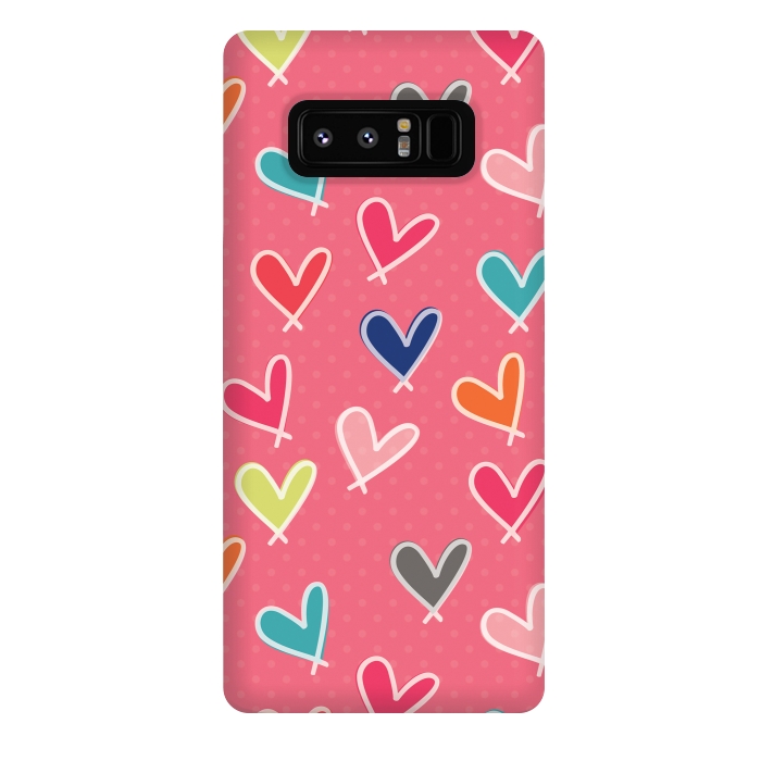 Galaxy Note 8 StrongFit Pink Blow Me One Last Kiss by Rosie Simons