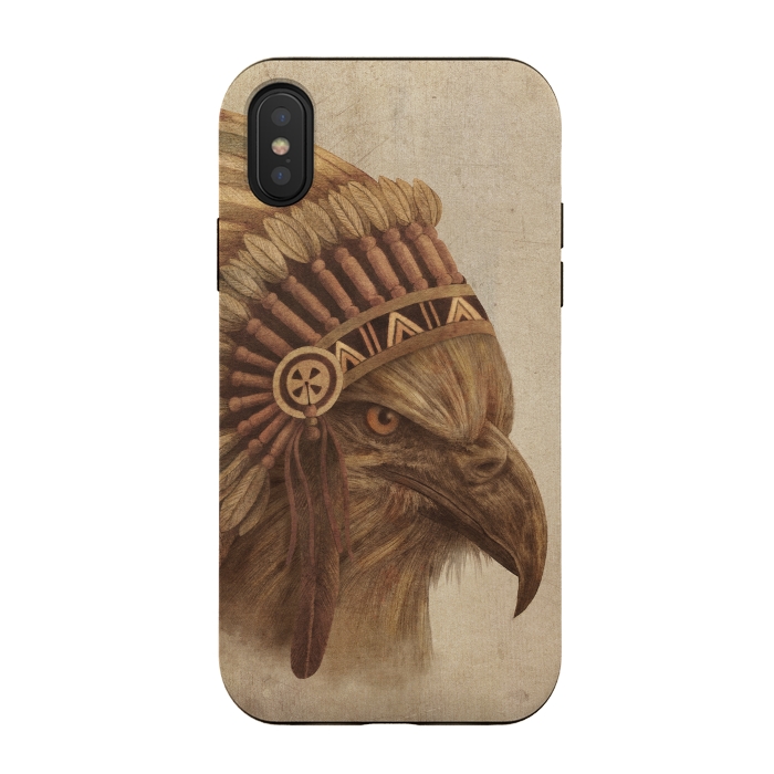 iPhone Xs / X StrongFit Eagle Chief by Terry Fan