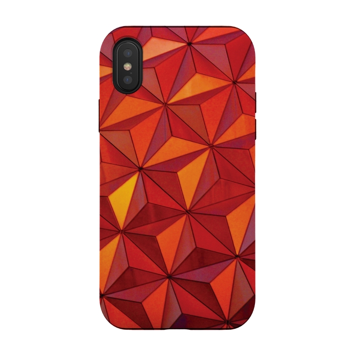 iPhone Xs / X StrongFit Geometric Epcot by Josie Steinfort 
