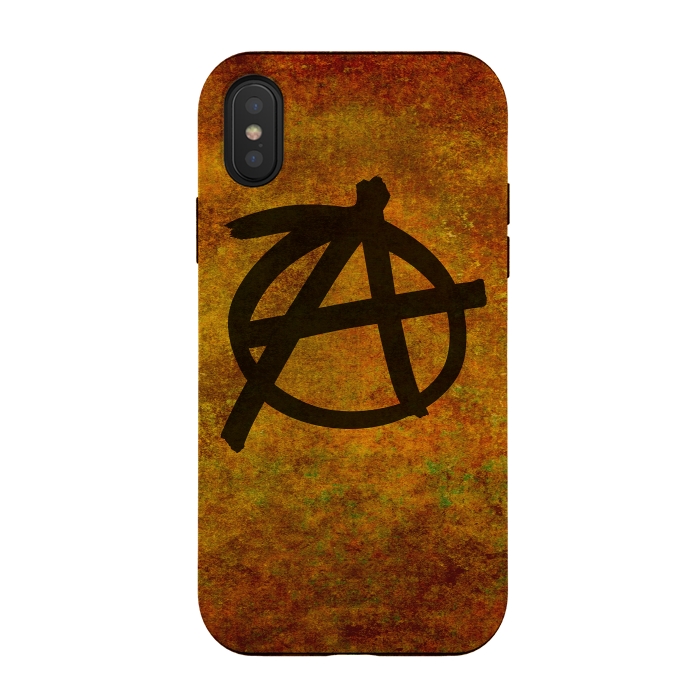 iPhone Xs / X StrongFit Anarchy Red by Bruce Stanfield