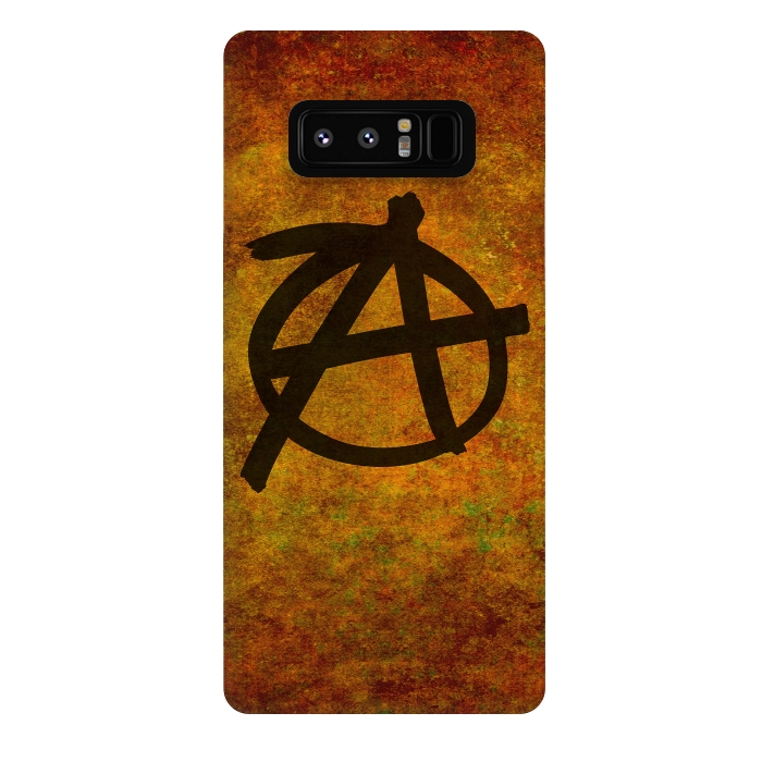 Galaxy Note 8 StrongFit Anarchy Red by Bruce Stanfield