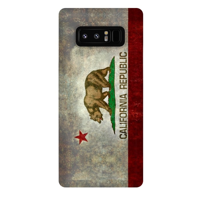 Galaxy Note 8 StrongFit California Republic State by Bruce Stanfield