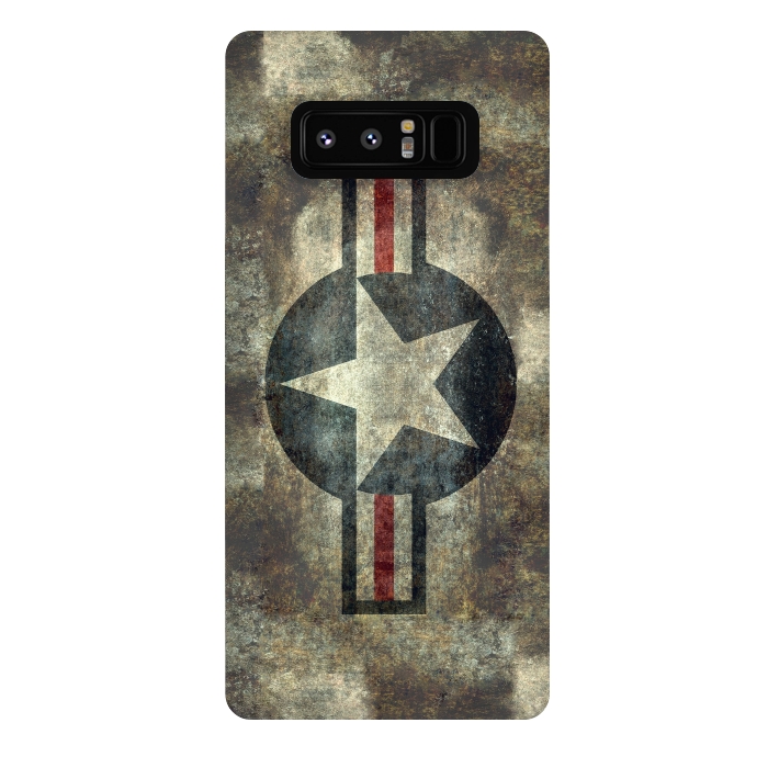 Galaxy Note 8 StrongFit Airforce Roundel Retro by Bruce Stanfield