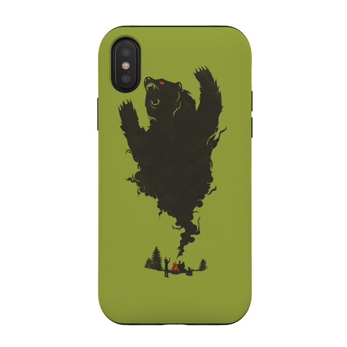 iPhone Xs / X StrongFit And there was Firein its Eyes by Jay Fleck