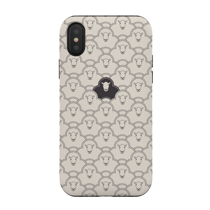 iPhone Xs / X StrongFit Black Sheep by Davies Babies