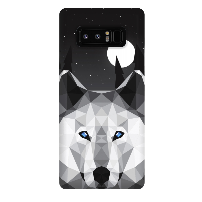 Galaxy Note 8 StrongFit The Tundra Wolf by Davies Babies