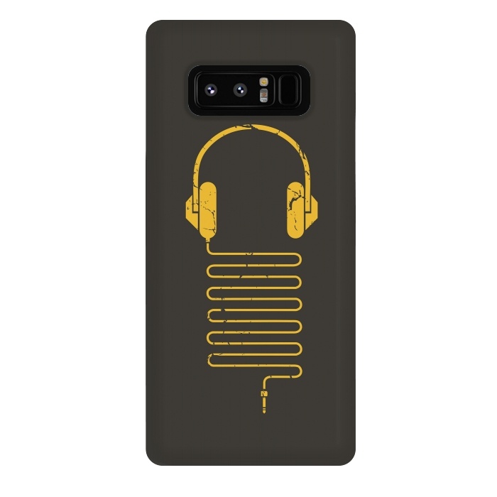 Galaxy Note 8 StrongFit GOLD HEADPHONES by Sitchko