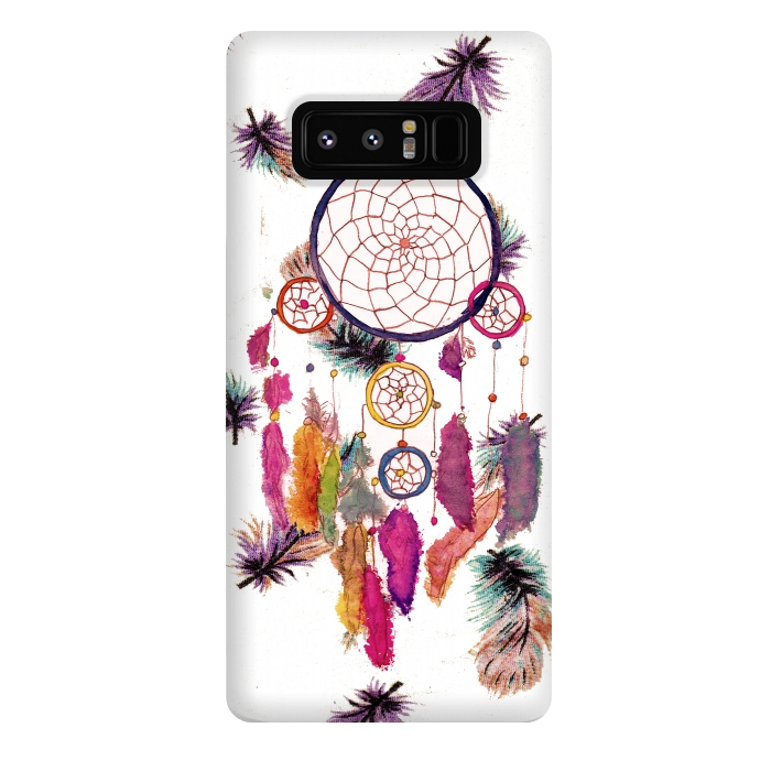 Galaxy Note 8 StrongFit Dreamcatcher and Feather Pattern by Girly Trend