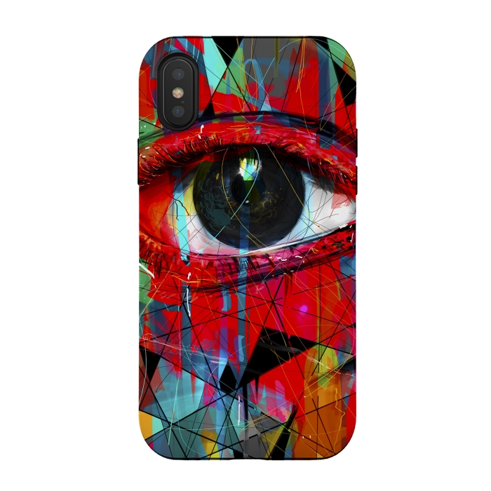 iPhone Xs / X StrongFit Useless eyes by Nicebleed