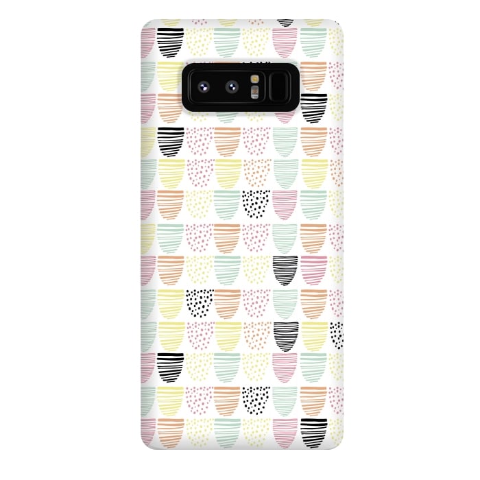 Galaxy Note 8 StrongFit Scandi Doodle by Alice Perry Designs