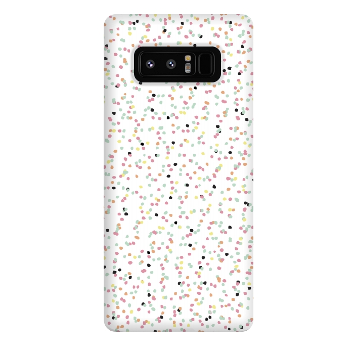 Galaxy Note 8 StrongFit Speckled Rain by Alice Perry Designs