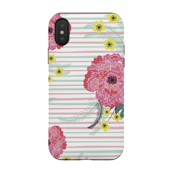 iPhone Xs / X StrongFit Tea Party by Alice Perry Designs