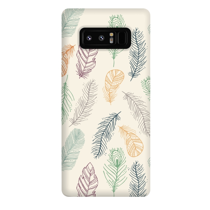 Galaxy Note 8 StrongFit Feathers by TracyLucy Designs
