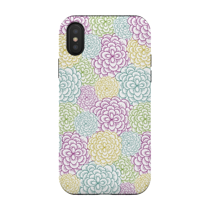 iPhone Xs / X StrongFit Dahlia by TracyLucy Designs