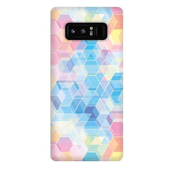 Galaxy Note 8 StrongFit Hexagons by M.O.K.