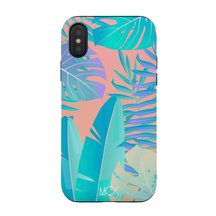 iPhone Xs / X StrongFit Tropics by M.O.K.