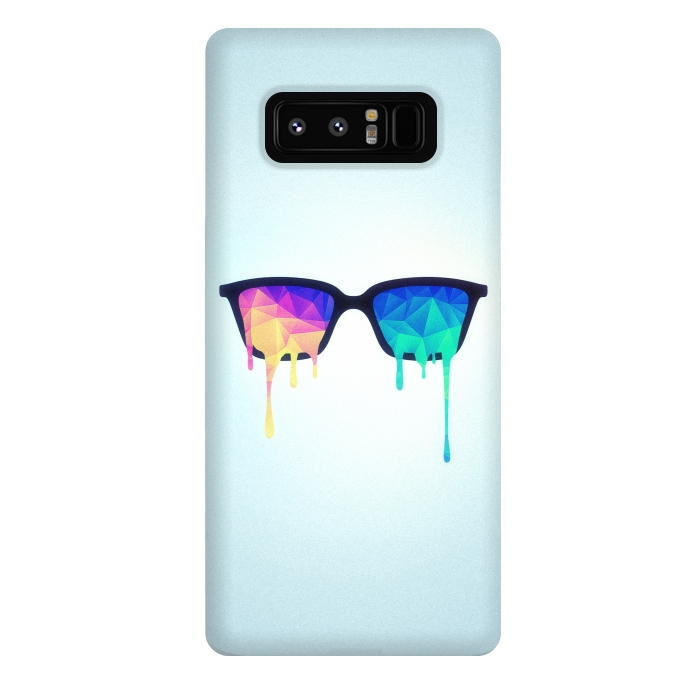 Galaxy Note 8 StrongFit Psychedelic Nerd Glasses with Melting lsdtrippy by Philipp Rietz
