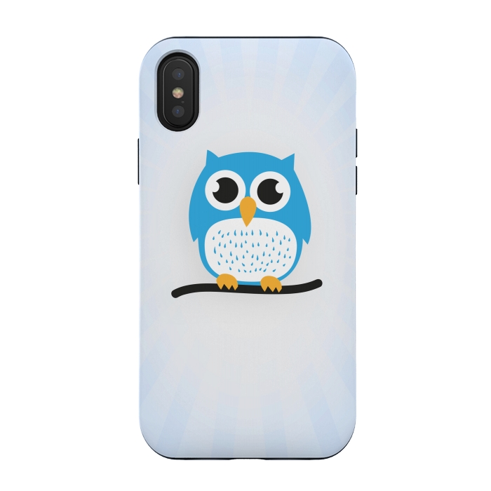 iPhone Xs / X StrongFit Sweet Cute Owl by Philipp Rietz