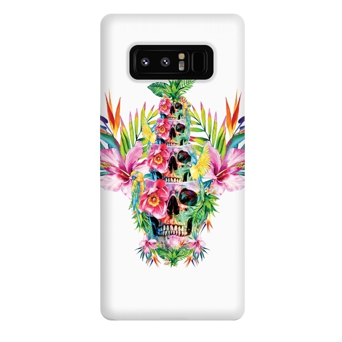 Galaxy Note 8 StrongFit The Skull Tower by Riza Peker