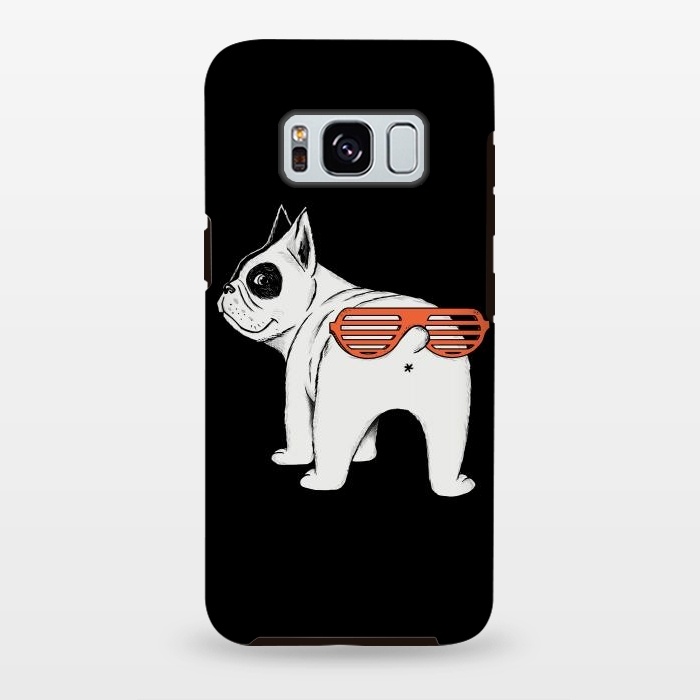 Galaxy S8 plus StrongFit Dog second face by Coffee Man