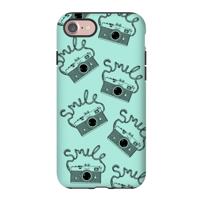 iPhone 7 StrongFit Smile pattern by Coffee Man