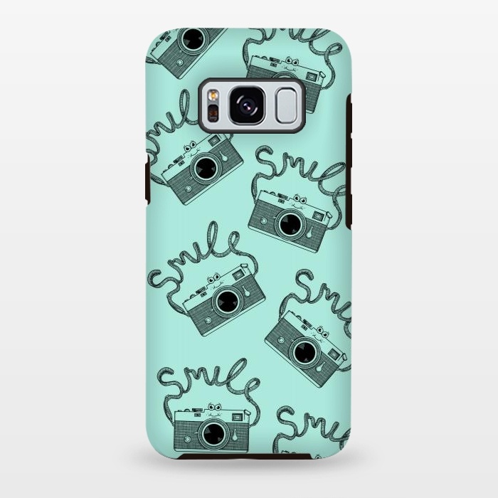 Galaxy S8 plus StrongFit Smile pattern by Coffee Man