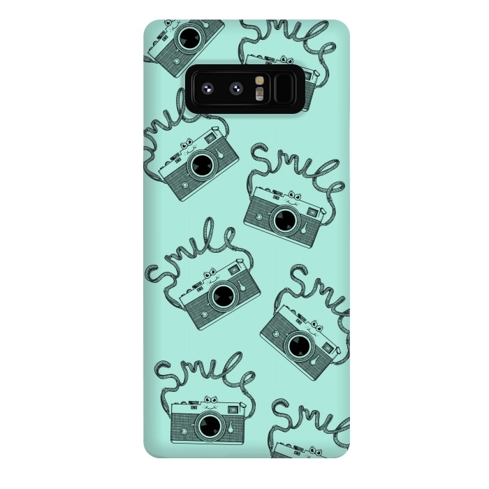 Galaxy Note 8 StrongFit Smile pattern by Coffee Man
