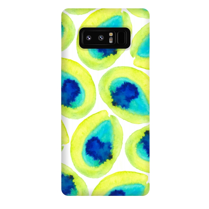 Galaxy Note 8 StrongFit Electric Avocados by Amaya Brydon