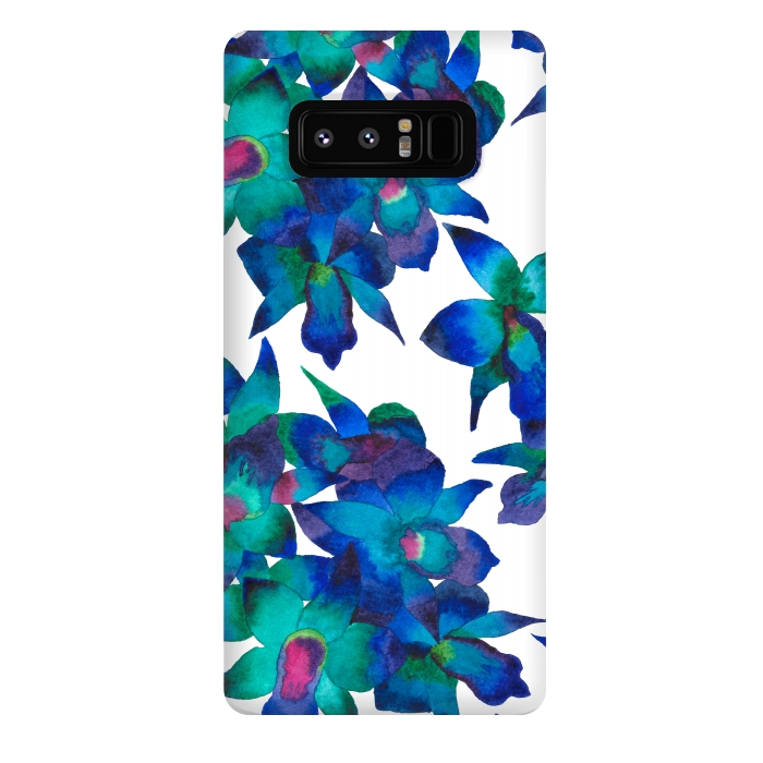 Galaxy Note 8 StrongFit Oceanic Orchid Fascination by Amaya Brydon