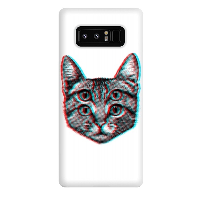 Galaxy Note 8 StrongFit 3D Cat by Mitxel Gonzalez