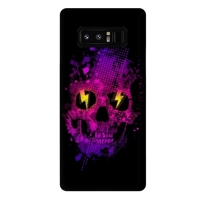 Galaxy Note 8 StrongFit Acid Skull by Mitxel Gonzalez