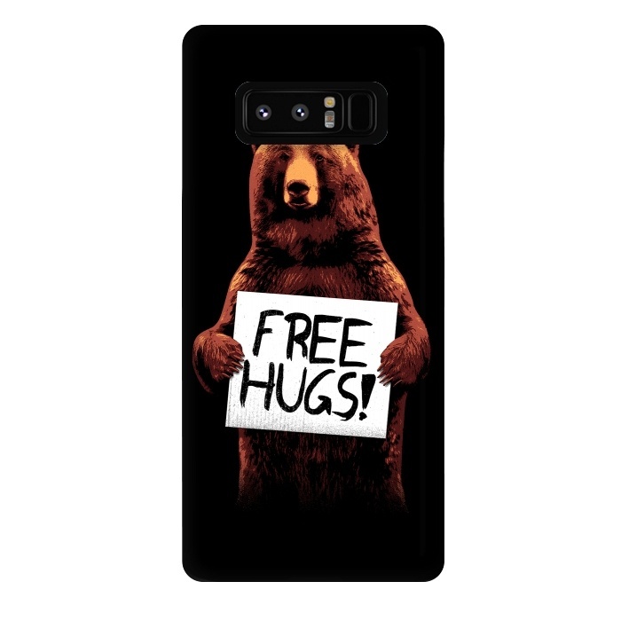 Galaxy Note 8 StrongFit Free Hugs by Mitxel Gonzalez