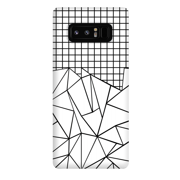 Galaxy Note 8 StrongFit AB Grid White by Project M