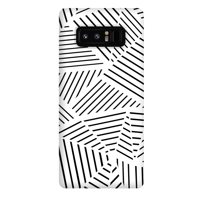 Galaxy Note 8 StrongFit AB Linear Zoom White by Project M