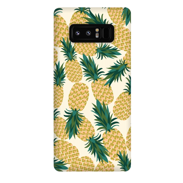Galaxy Note 8 StrongFit Pineapples by Laura Grant