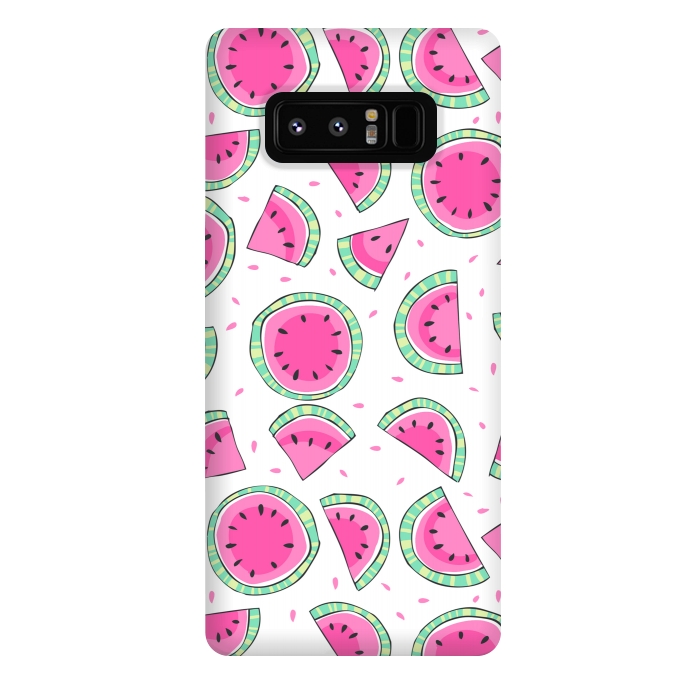 Galaxy Note 8 StrongFit Watermelons by Laura Grant