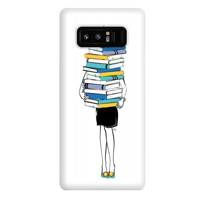 Galaxy Note 8 StrongFit Book Worm by Martina