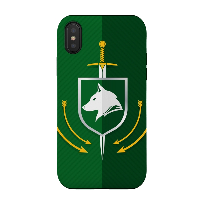 iPhone Xs / X StrongFit Legion of the Wolf by Alejandro Orjuela