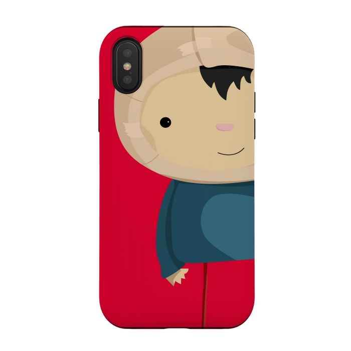 iPhone Xs / X StrongFit Little Boy by Alejandro Orjuela