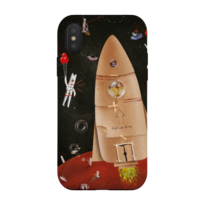 iPhone Xs / X StrongFit Where do The Martians Come From by Alejandro Orjuela