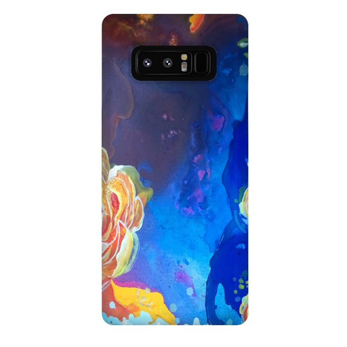 Galaxy Note 8 StrongFit Mad Lucy's Golden Roses by ANoelleJay