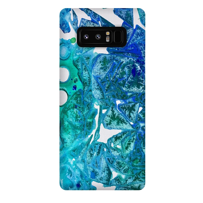 Galaxy Note 8 StrongFit Sea Leaves by ANoelleJay